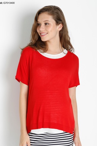Блузка для беременных 08422 красный