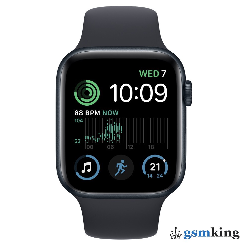 Apple Watch SE 2022 GPS Cellular 44mm Midnight Aluminium Case with Midnight Sport Band 0.0