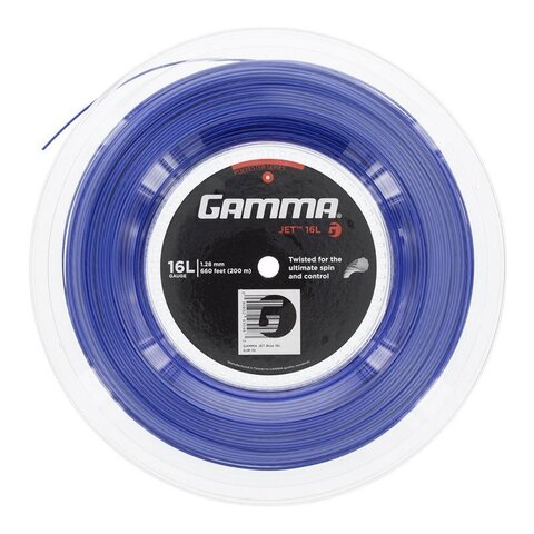 Теннисные струны Gamma Jet (200 m) - blue