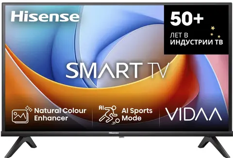 Телевизор LED Hisense 32" 32A4Q Frameless черный HD 60Hz DVB-T2 DVB-C DVB-S2 USB WiFi Smart TV (RUS)