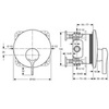 Смеситель встраиваемый на 1 потребителя Ideal Standard Melange A4719AA