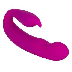 Розовый вибратор G-Spot Dual Stimulator with Rolling Ball - 17,1 см. - 