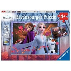 Puzzle Frozen 2:Frosty Adventure 2x24 pcs