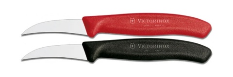 Нож кухонный Victorinox Swiss Classic (5.0501) стальной для чистки овощей и фруктов лезв.60мм прямая заточка красный