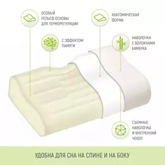 Подушка ортопедическая GOODSLEEP! Easy ПВП204