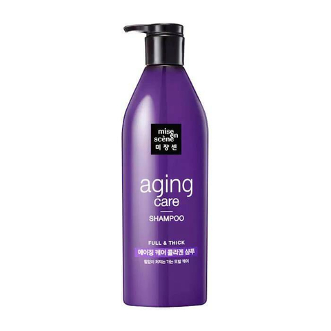 Mise En Scene Aging care Шампунь для волос с пудрой черного жемчуга Mise En Scene Aging care Shampoo
