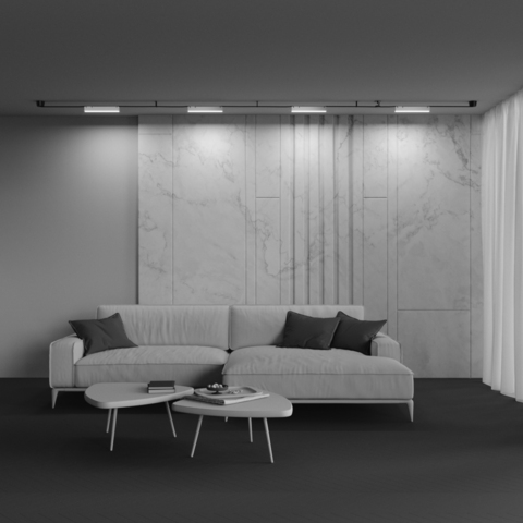 Трековый светодиодный светильник Maytoni Basis TR129B-12W3K-W