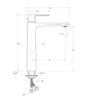 Cezares LUX-LC-01-W0 LUX-LC-01-W0 Смеситель для накладных раковин однорычажный, без донного клапана, хром