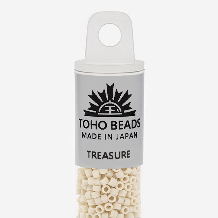 Японский бисер TOHO Treasure (№51F), непрозрачный матовый