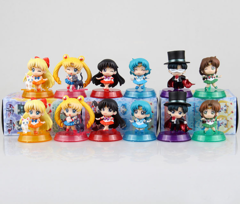 Sailor Moon Action Figure Toys Set 1