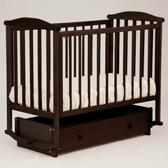 АБ 16.2.  "Ромашка" кровать  детская маятн  поперечн (махагон)