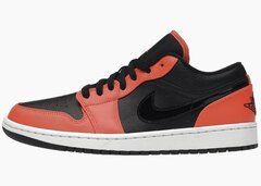 Air Jordan 1 Low "Black Turf Orange"