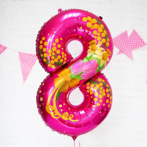 Шары к 8 марта №45