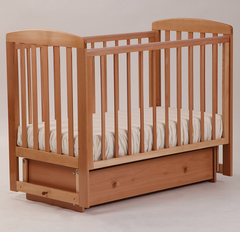 АБ 16.2.  "Ромашка" кровать  детская маятн  поперечн (махагон)