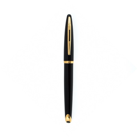 Перьевая ручка Waterman Carene, цвет: Black GT, перо: F123