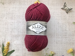 Пряжа ALIZE "Superlana maxi" 57 бордовый
