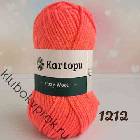 KARTOPU COZY WOOL K1212, Коралл