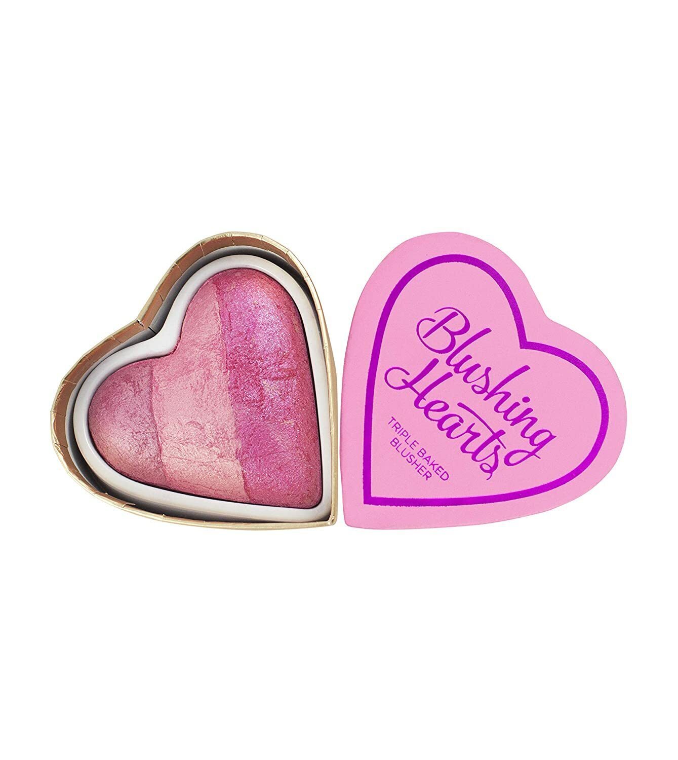 Revolution Beauty Blushing Hearts Triple Baked Blusher Iced  Hearts