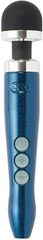 Синий беспроводной вибратор Doxy Die Cast 3R Rechargeable Wand - 28 см. - 