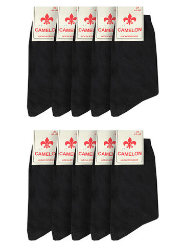 C-10 носки мужские (10шт), черные