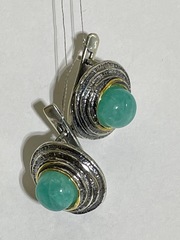 Мегри (серьги из серебра)