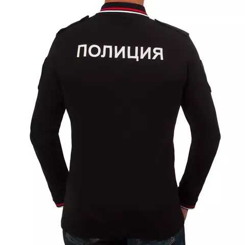 Поло Полиция с длинным рукавом