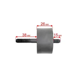 Виброгаситель DDE PTR80H /PTR50K (SENCI) двигателя 45x26 . M8x1.25x14/M8x1.25x33 (34030-00069-00)