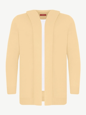 Кардиган с капюшоном из экохлопка