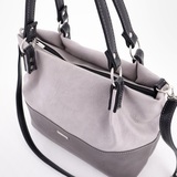 Сумка Саломея 185 мульти итальянский серо-черный