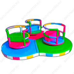 Электрическая карусель детская 4KIDS "Волшебные стаканчики"