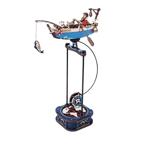 Деревянный конструктор Капитан Фишер MCD02 (ROKR)