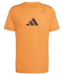 Теннисная футболка Adidas Padel Cat Graphic - orange