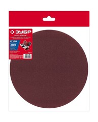 ЗУБР СШД-1050-К 305 мм, Р180, шлифовальный круг на липучке, 3 шт. (35671-180)