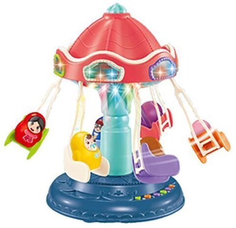 Детская карусель светомузыка крутящаяся, размер 23*28