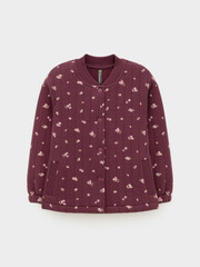 жакет  для девочки  КР 302574/бордовый 1411 Н068.1 к651