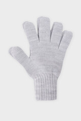 перчатки  для девочки КВ 10022/ш/св.серый меланж