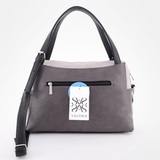 Сумка Саломея 364 мульти итальянский серо-черный