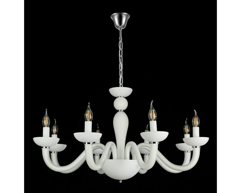 Подвесная люстра Newport ARLETTE 8648/С chrome mat.white, М0071701