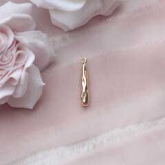 УЦЕНКА!!! Подвеска Капля 22*4 мм, позолота, У010