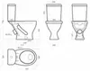 Sanita FRTSACC01090113 ФОРМАТ СТАНДАРТ Унитаз-компакт Белый S1 (WC.CC/Format/1-P/WHT.G/S1)