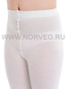 Колготки из шерсти мериноса Norveg Wool Offwhite детские