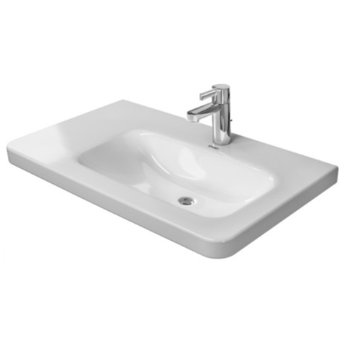 Duravit DuraStyle Раковина для мебели ассиметричная,без перелива,с 1 отв. под смес., раковина справа, 800x480мм, Цвет: Белый 2326800041