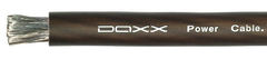 DAXX P02 Силовой кабель 2AWG (33,6мм.кв.) луженая медь, чёрный -1м-