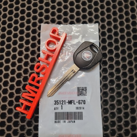 Honda Болванка ключа без hiss 35121-MFL-670