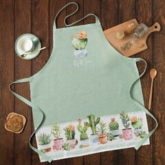 Фартук  Этель Кактусы 70х60см 100% хл,рогожка 160гр/м2 4645817