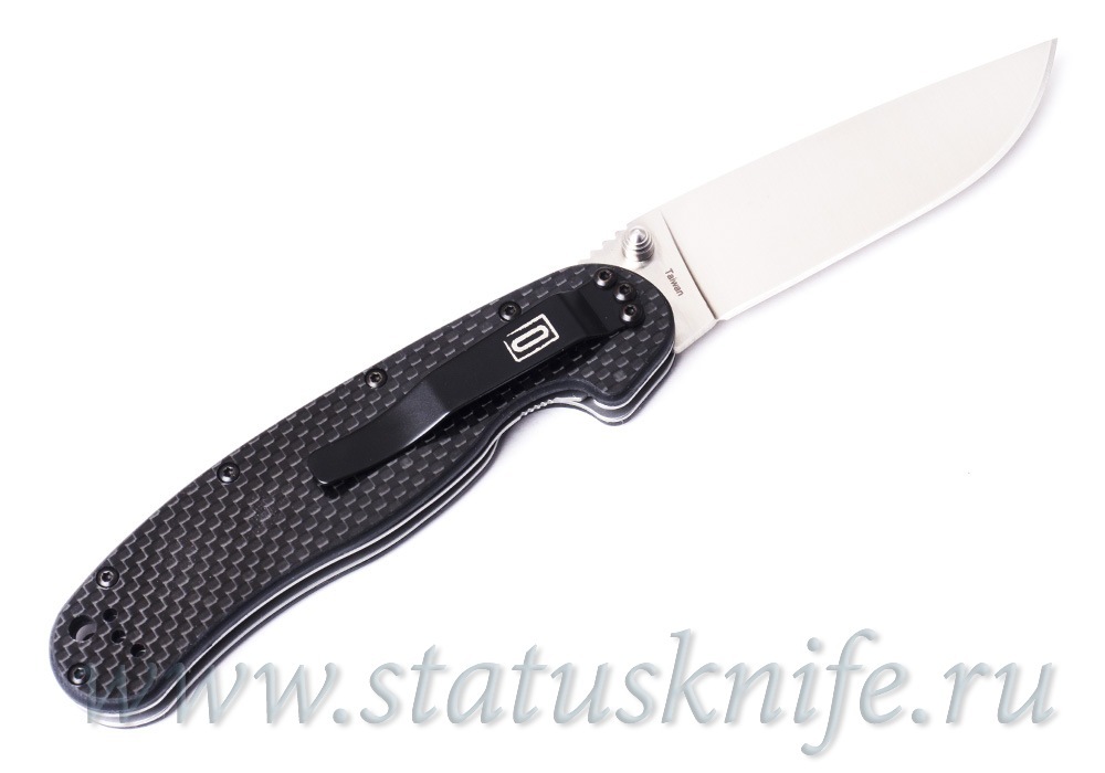 Нож Ontario Rat 1 D2 8867 Карбон черный
