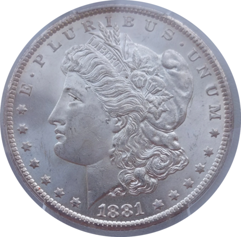 1 Доллар Morgan 1881 СС