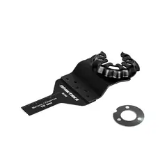 Насадка для МФИ ПРАКТИКА режущая пазовая прямая, BiM, по металлу и дереву, 10 мм, мелкий з (240-164)