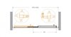 Cezares MOLVENO-BF-3-120-C-GM-IV MOLVENO-BF-3-120-C-GM-IV Душевая дверь