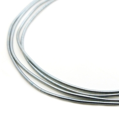 Канитель мягкая, гладкая KAN/MD, 0,7 мм глянец, серый